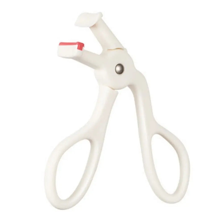 Lasting Portable Stainless Steel Wide-angle Local Eyelash Curler with Silicone Pad Curling False Lash Aid Clip Eye Beauty Tools