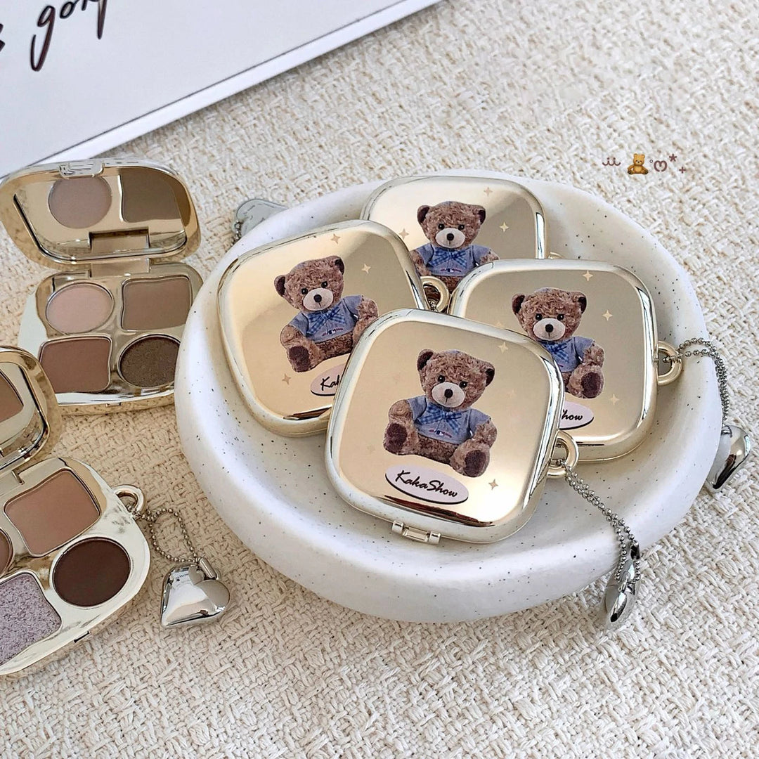 Kakashow Little Bear Eyeshadow Palette - Soft, Natural, Long-Lasting, Non-Fading, and Smudge-Free Eyeshadow Palette