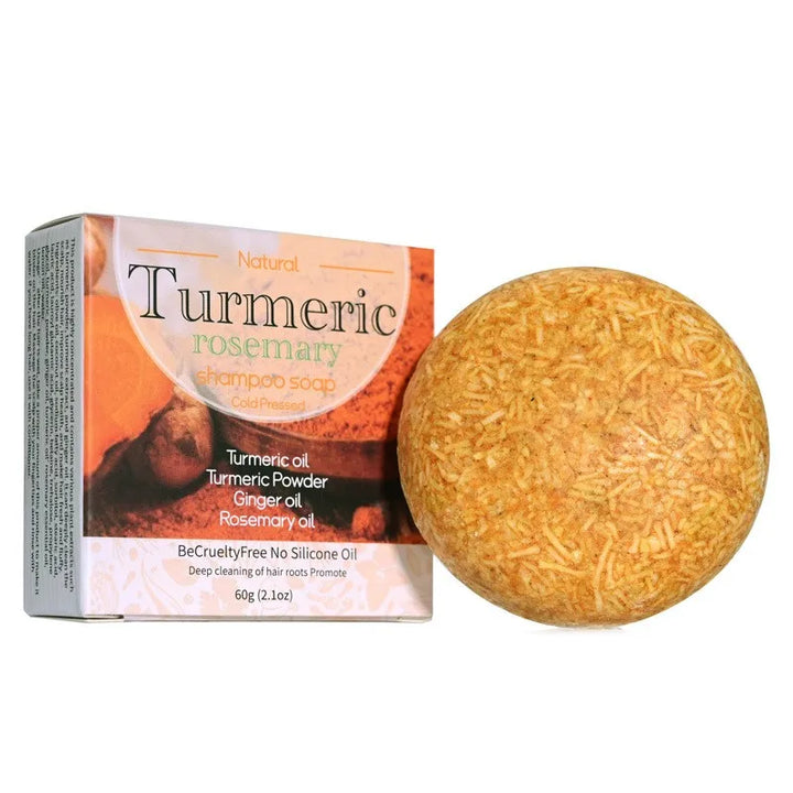 60g Organic Turmeric Shampoo Soap Handmade Natural Solid Vegan Conditioner Bar Wholesale