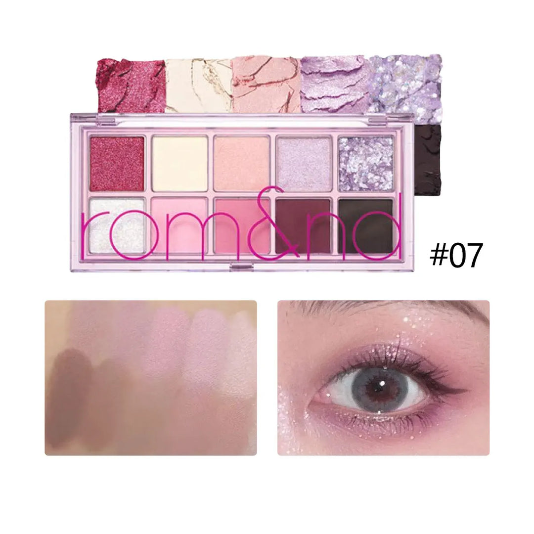 rom&nd BETTER THAN PALETTE,Fine Powder Texture,Long-Lasting Pigmentation,Easy to Blend,Beginner-Friendly,K-Beauty,Korean Makeup
