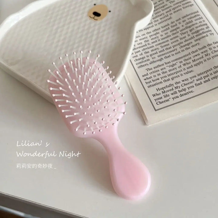 Mermaid Massage Air Cushion Combs for Kids Small Toddler Girls Hair Brushes Simplicity Lovely Hair Care Tool Fashion Solid Color