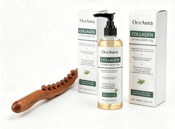 Wooden Gua Sha Roller Stick - 8/10 Beads Massage Tool for Meridian Relaxation, Muscle Knot Relief & Abdominal Massage