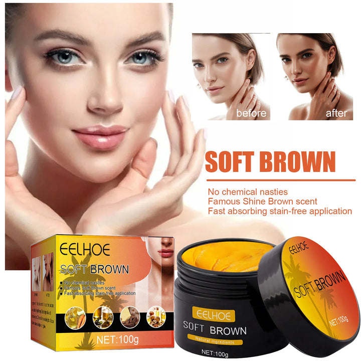 Aloe Vera Tanning Gel Face Body Bronzing & Sun Tan Lotion Natural Tanning Accelerator Cream Gel for Sunbeds & Outdoor Sun