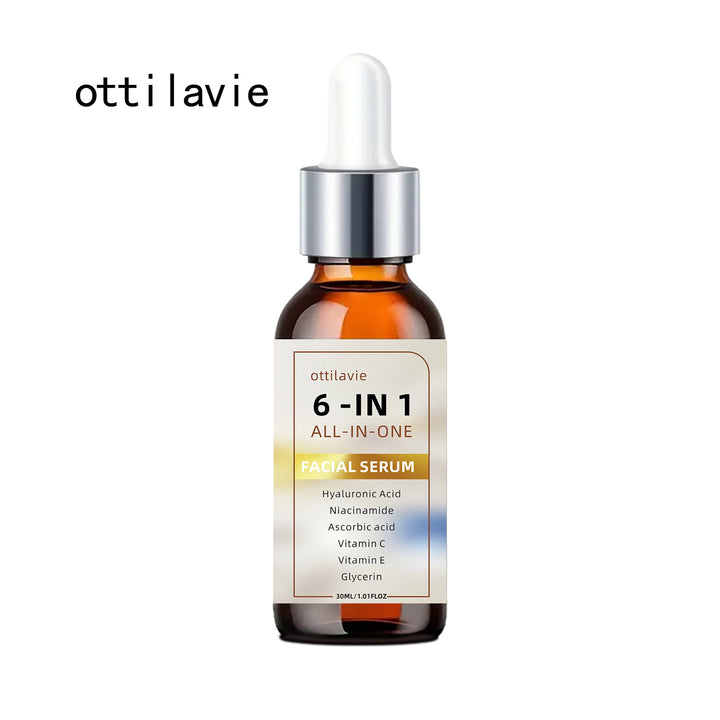 6 IN 1 ALL-IN-ONE FACIAL SERUM With Hyaluronic Acid + Niacinamide + Vitamin C/E