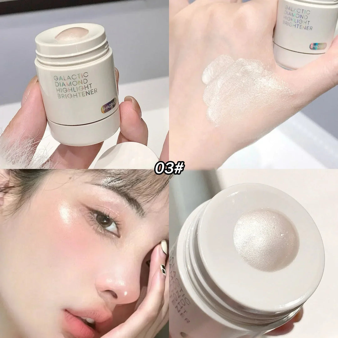 Liquid Highlighter Natural Shimmer Contour Bronzer Moisturizing Water Light Brightening Highlight Face Body Clavicle Highlight