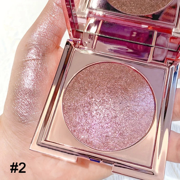 Compact - Waterproof, Full Coverage for All Skin Tones, Long-Lasting Shimmer & Dazzling Glitter Finish Christmas Makeup