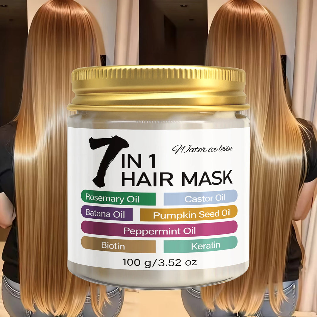 Rosemary & Castor Oil Hair Mask with Keratin, Batana & Peppermint Oil Smoothing Nourishing Treatment for Dry Hair 100g