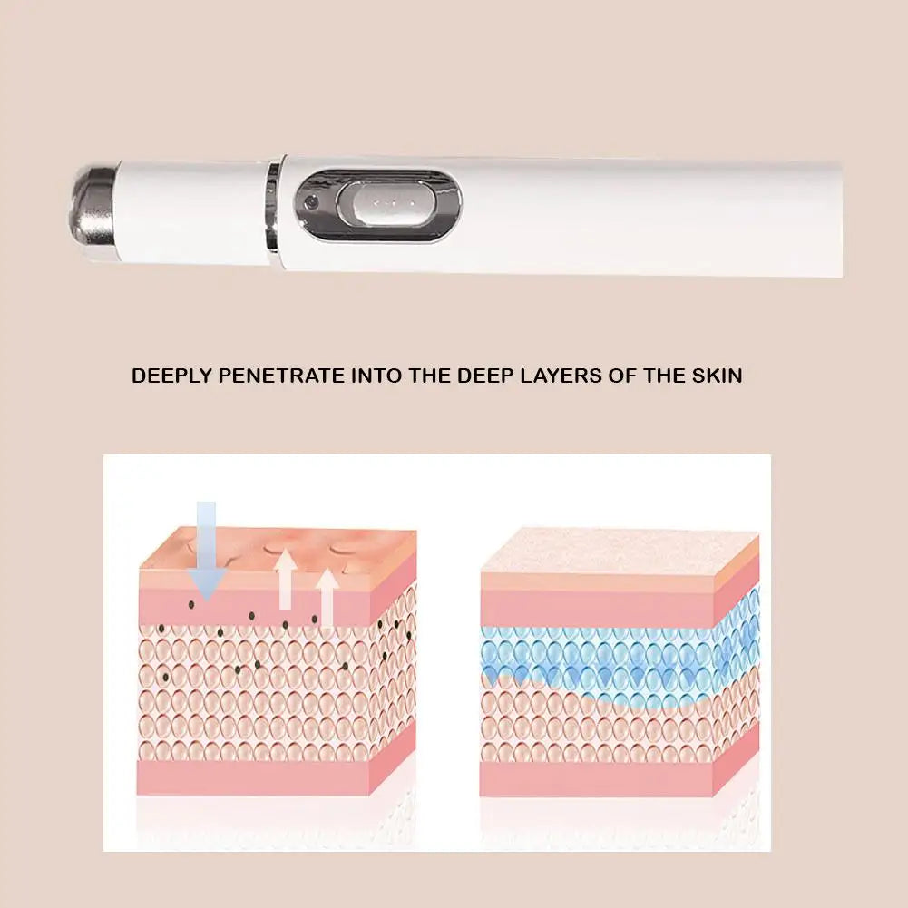 HOT Facial Beauty Device Eye Massager Blue Light Black Eye Circles Facial Care Tool Lightening Texture Maintaining Eye Bags