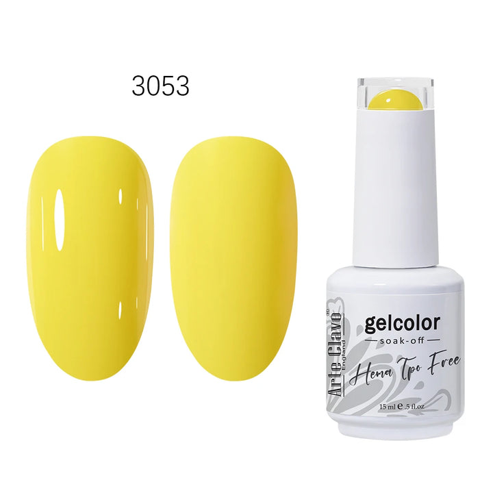 Arte Clavo 15ml HEMA TPO FREE Gel Nail Polish Pink Hybrid Nail Manicure Semi-permanent Enamels Varnish For UV LED Nails Supplies