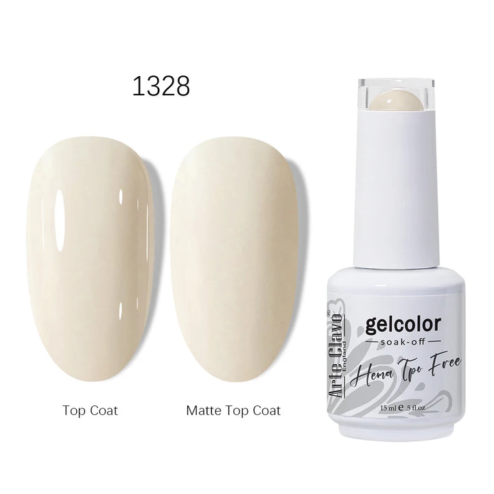 Arte Clavo 15ml HEMA TPO FREE Gel Nail Polish Pink Hybrid Nail Manicure Semi-permanent Enamels Varnish For UV LED Nails Supplies