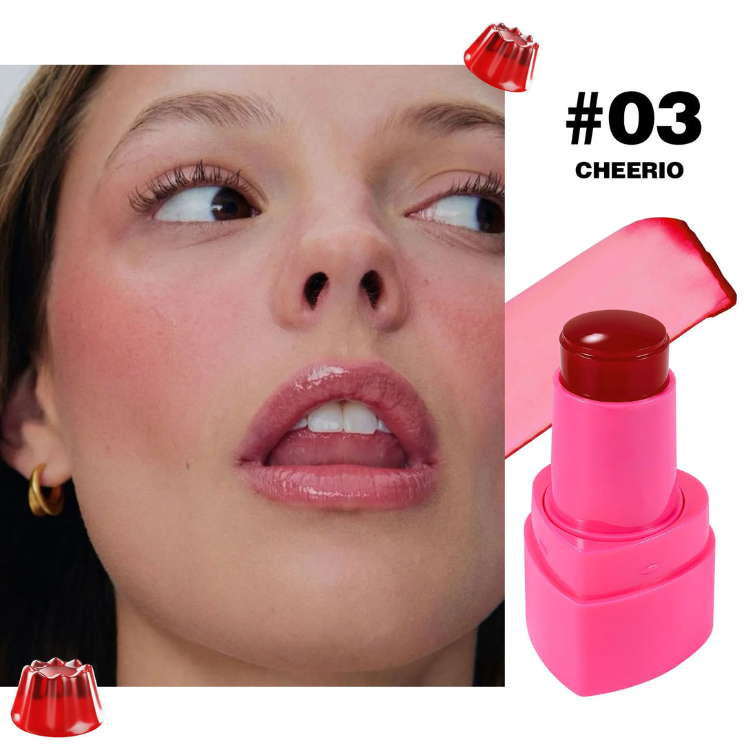 Lip Cheek Jelly Blush Stick Water Tint Lightweight Long Lasting Makeup Blusher Cosmetics Natural Flush Beauty
