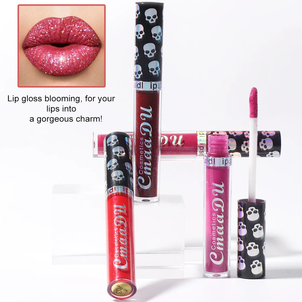 1 Pcs Honey Gloss Lipstick Lip Gloss- Volumizing Shade for All Skin Types Long-Lasting Non-Fading Waterproof Lips Non-stick Cup