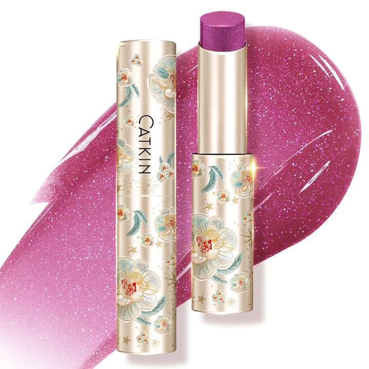 CATKIN GLOSSY LIP BALM Hydrating Lip Balm in 6 Vibrant Colors Moisturize, Protect & Soothe