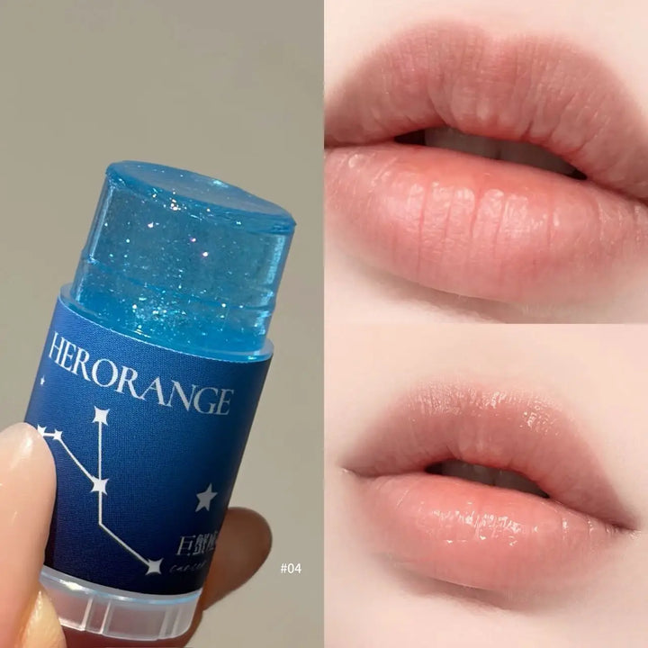 Herorange 12 Zodiac Lip Balm Set, Glitter Hydrating Gloss Oil, Moist Shiny Lip Tint Kit Daily Girly Lip Gift Pack