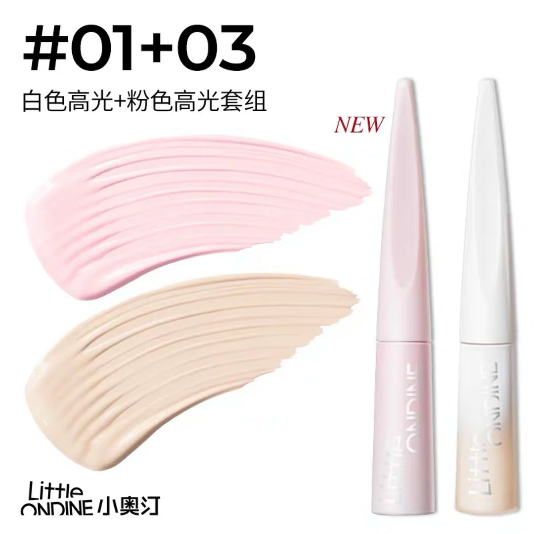 Little Ondine Liquid Contouring Concealer High Gloss Stick Refinish Brightening Matte Shadow 3D Nose Tear Groove Lying Silkworm