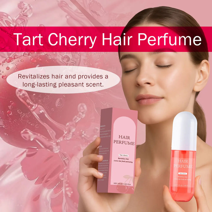50ML Tart Cherry Body Mist For Women Freshen Hair Body & Pillows Deodorant Spray Parfum Long-Lasting Fragrance Body Spray