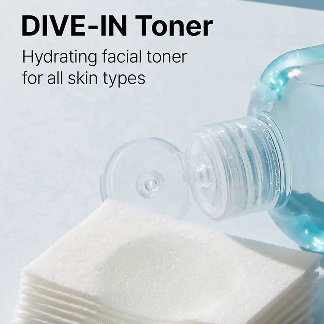 Torriden Dive In Low Molecular Hyaluronic Acid Toner 300ml,Highly Fluid,Refreshing & Non-Sticky,Soothes,K-Beauty,Korean Makeup