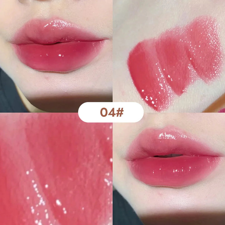 Silky Glossy Lipstick Gege Bear Pump Lips Moisture Water Bomb Comfortable Ultra Sheen Non-Stick Cup Lip Balm