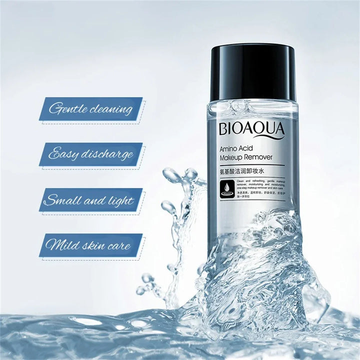 Makeup Remover 50ML Easy To Use Facial Cleansing Liquid Water Lip Eye Gentle Skin Care Travel Remover Face Refreshing Cosmetics