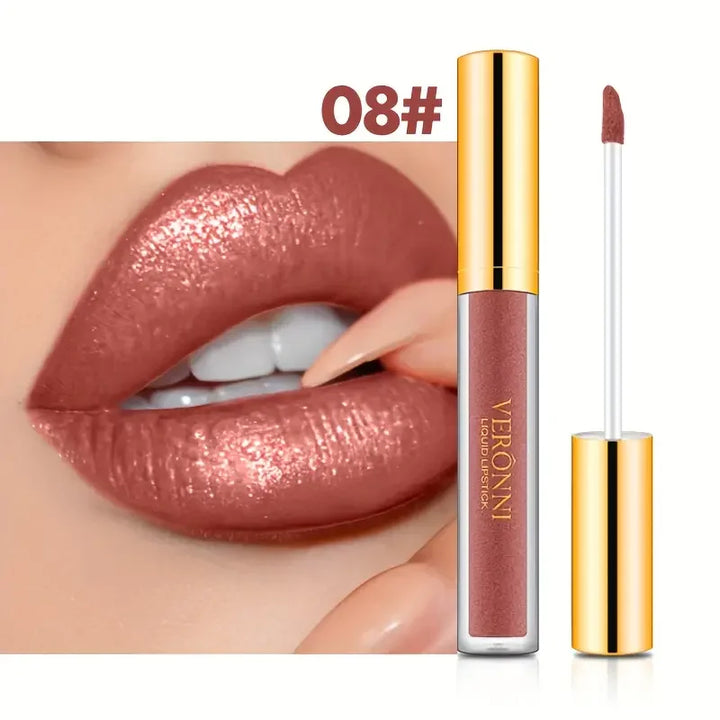 10 Colour Diamond Shimmer Lip Gloss Set,Glitter Shimmer Makeup Long Lasting lipsticks Makeup, Smudge Proof Lip Glaze Valentine's