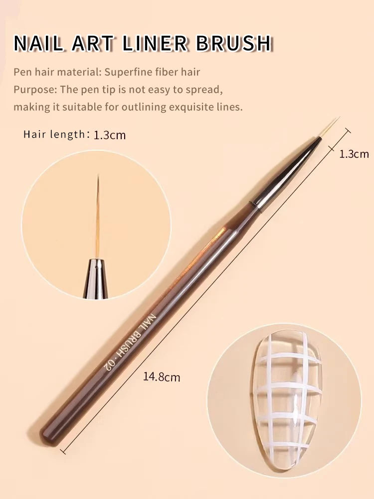 Nail Brushes - Art Acrylic Gel Kolinsky Brush Manicure Supplies Tools Accessories Products Stuff Nail Tech Brushes Things