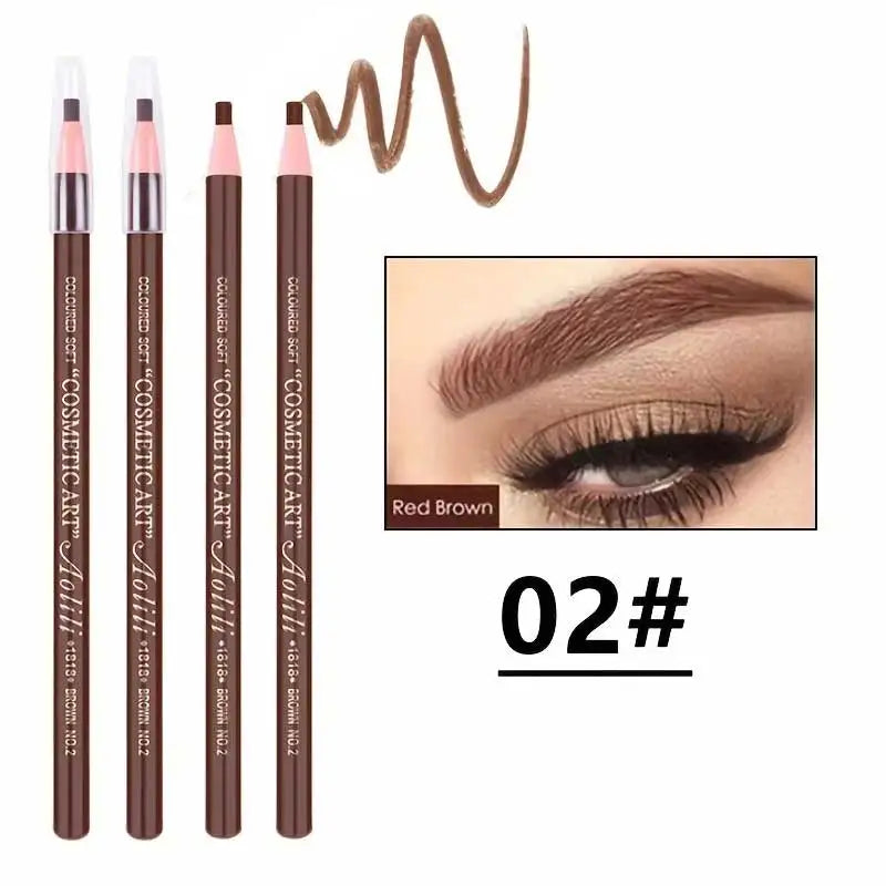 Tear Off Pull Line Eyebrow Pencil, Not Sharpen Need Eyebrow Pencil, Natural Color Rendering, Sweat Proof And Smudge Proof Eyebro