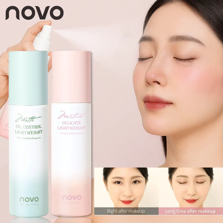 Long-Lasting Makeup Setting Spray-Hyaluronic Acid Niacinamide, Moisturizing, Oil Control, Waterproof & Sweat-Resistant, Smudge