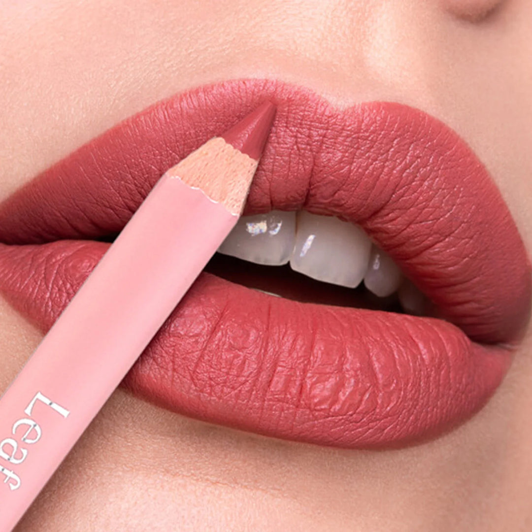 12Color Matte Lipliner Pencil Waterproof Plumping Stain Lipstick Natural Nude Pink Lip Liner Pro Outline The Lips Contour Makeup