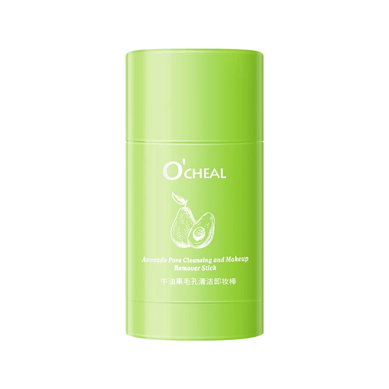 Ocheal Avocado Cleansing Makeup Remover Gel Stick Facial Eye Lip Orange Deep Cleaning Balm Cream Stick Clean Cleanser Skin Care