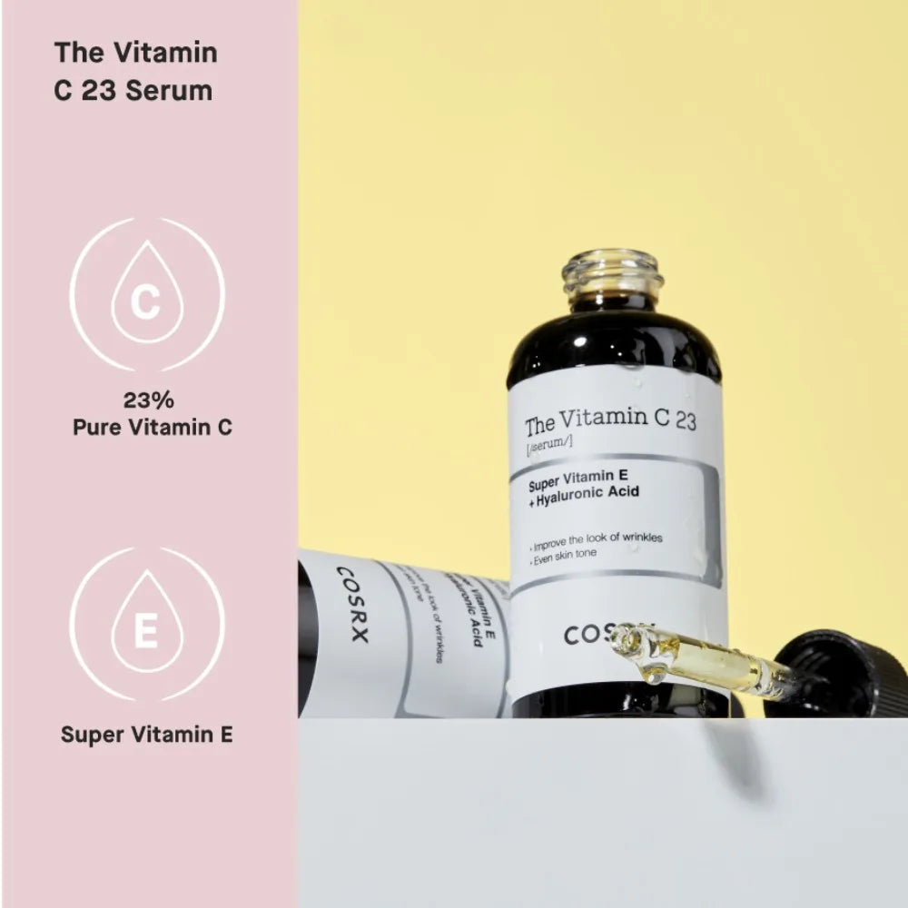 Brand New Cosrx Glowing Dark Spot Set The 6 Peptide Skin Booster Serum 150ml + Vitamin C 23 Serum