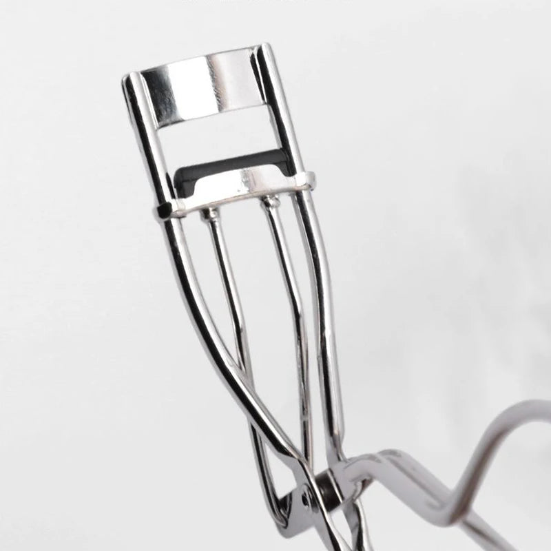 Mini Partial Eyelash Curler Nature Curl Sun Flower Extension Volume Tweezers Stainless Steel Tool