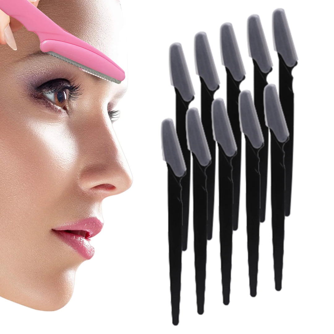 12/6PCS Lady shaver – Facial shaver for women and men – Eyebrow trimmer, shaver and skin care tool