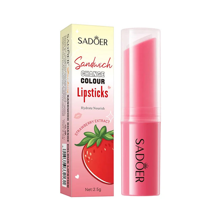 Honey Peach Sandwich Warm Changing Water Lipstick Moisturizing Warm Changing Lipstick 2.5g