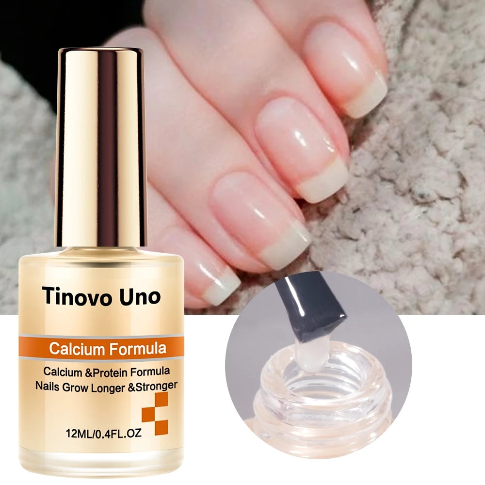 Tinovo Uno Keratin Coconut Nail Strengthening Oil Nail Art Treatment Care Nail Growth Cuticle Oil 12ML Vitamin C Enriched Polish