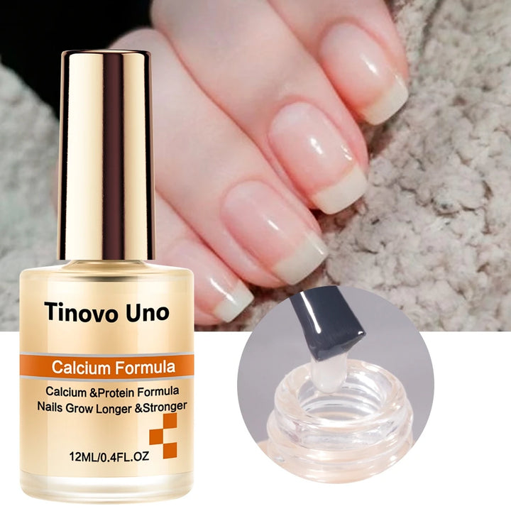 Tinovo Uno Keratin Coconut Nail Strengthening Oil Nail Art Treatment Care Nail Growth Cuticle Oil 12ML Vitamin C Enriched Polish