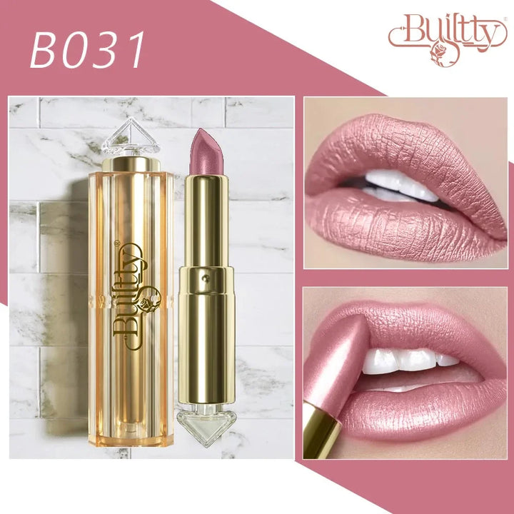 Cosmetics Blue Lipstick Gliter Makeup Marble Matte Glitter Lipstick Waterproof Long Lasting Matt Magic 12 Colors Shade