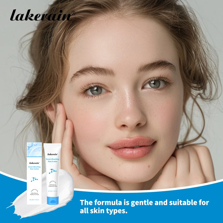 Lakerain Face Makeup Lotion Isolation Pore Oil Control Sweat absorption Long Lasting Nourish Matte-finish Formula Primer Cream