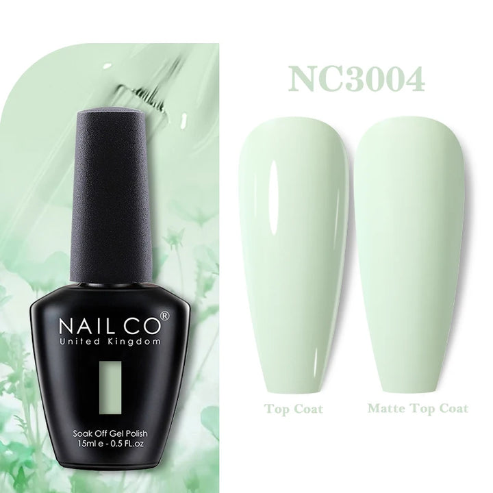 NAILCO 131Colors Vernis Semi Permanent UV Varnish Gel Nail Polish Nails Art Gel Manicure TOP BASE Varnish Hybrid