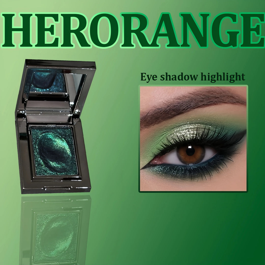 Single Color Glitter Eyeshadow Waterproof Sweatproof Long Lasting Highlight for Party Cosplay