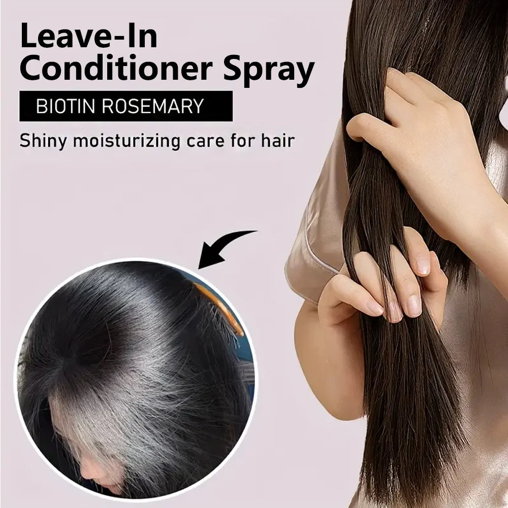 YUITIKUE leave-in conditioner spray, moisturizing and glossy formula, suitable for adult men and women.