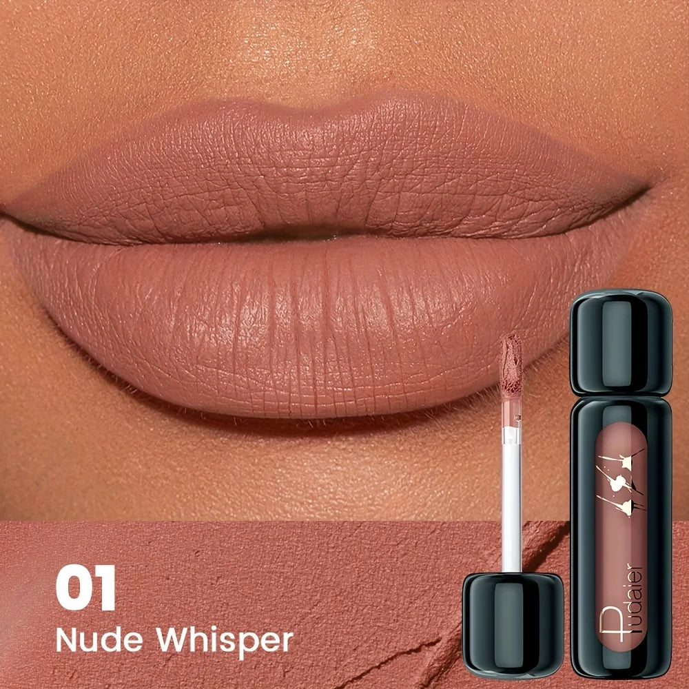 1PC Matte Velvet Lip Gloss, Long Lasting Waterproof Non-Stick Lip Mud, Smooth Lip Makeup Gift for Women, Mother’s Day Gift