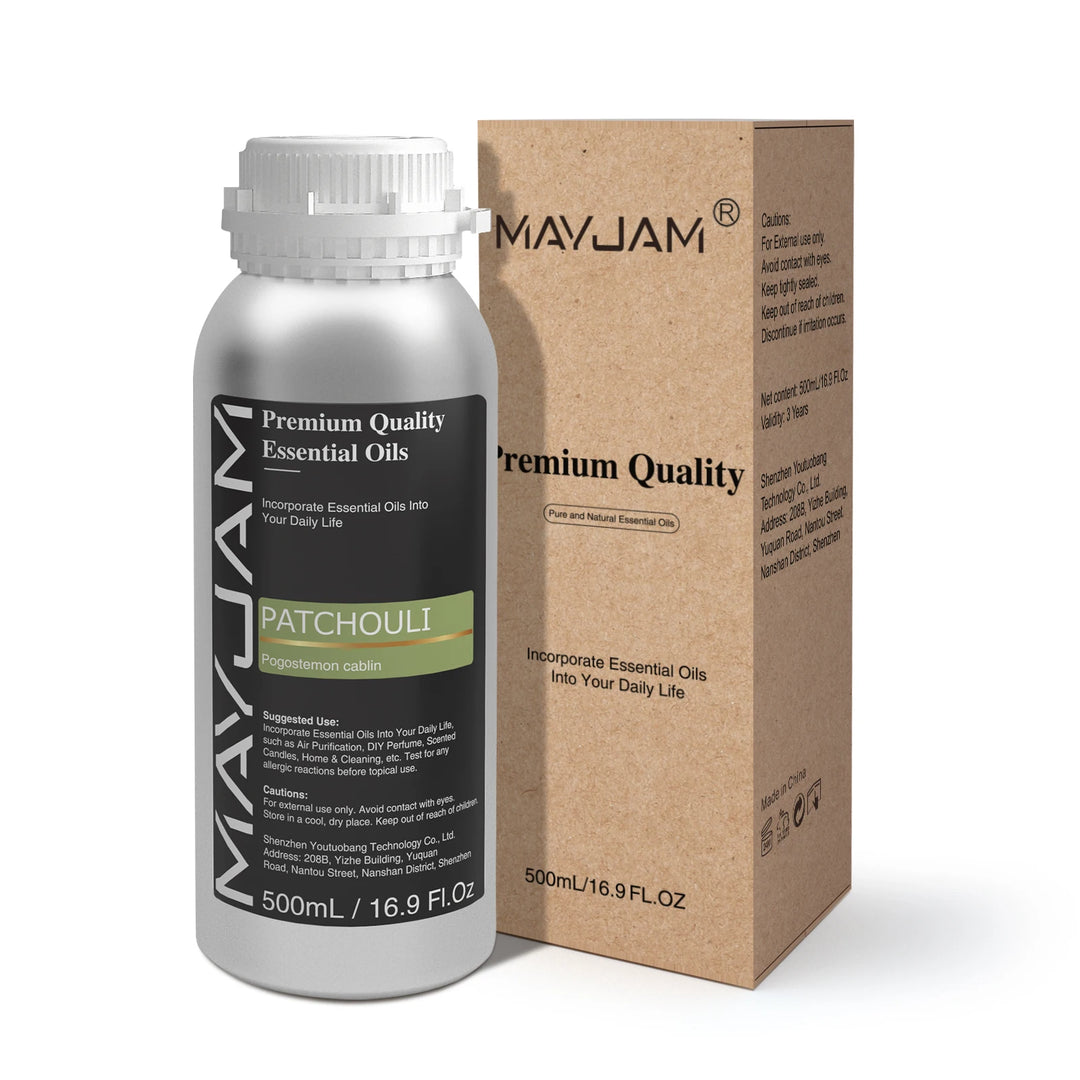 MAYJAM 500ML Pure Natural Essential Oil For Humidifier Diffuser Jasmine Lavender Vanilla Eucalyptus Bergamot Lemon Aroma Oils