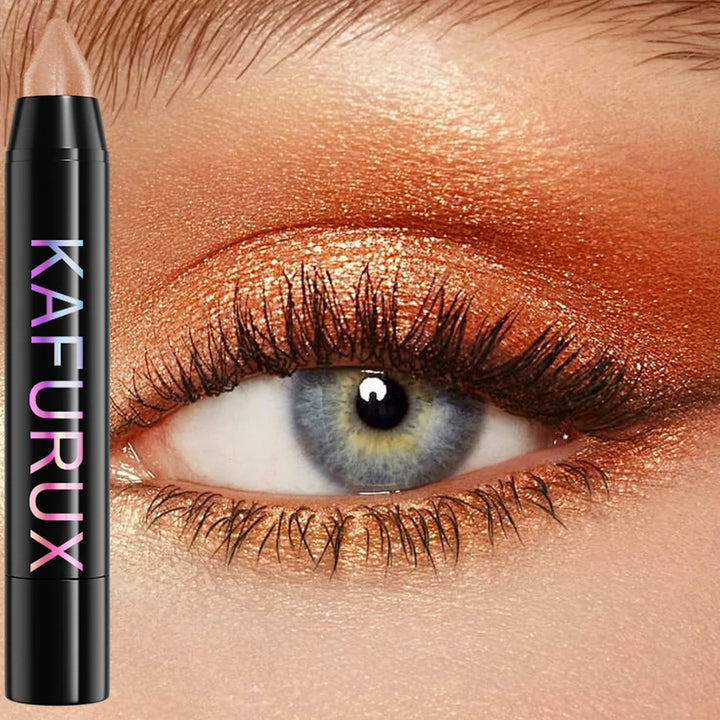 24 Colors Pearlescent Glitter Eyeshadow Eyeliner Pencil Waterproof Matte Nude Eye Shadow Eye Makeup Shimmer Highlighter Pen Tool