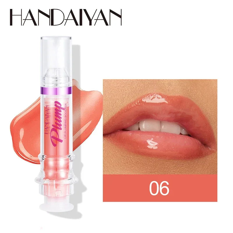 HANDAIYAN Hydrating Lip Glow Oil, Moisturizing Transparent Plumping Lip Gloss, Tinted for Lip Care and Dry Lip Hot