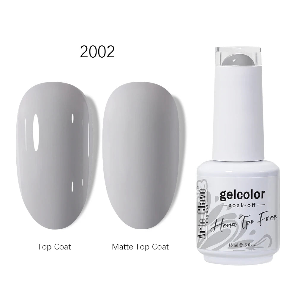 Arte Clavo 15ml HEMA TPO FREE Gel Nail Polish Pink Hybrid Nail Manicure Semi-permanent Enamels Varnish For UV LED Nails Supplies