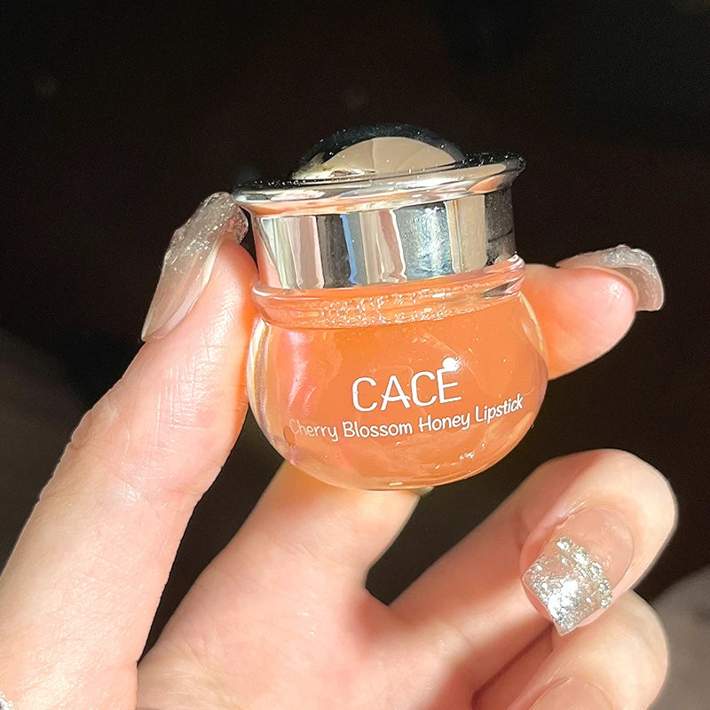 CACE Honey Cherry Lip Oil Balm Nourishing Lip Balm Lasting Moisturizing Clear Lipgloss Oil Moisturizing Lip Care Beauty Makeup