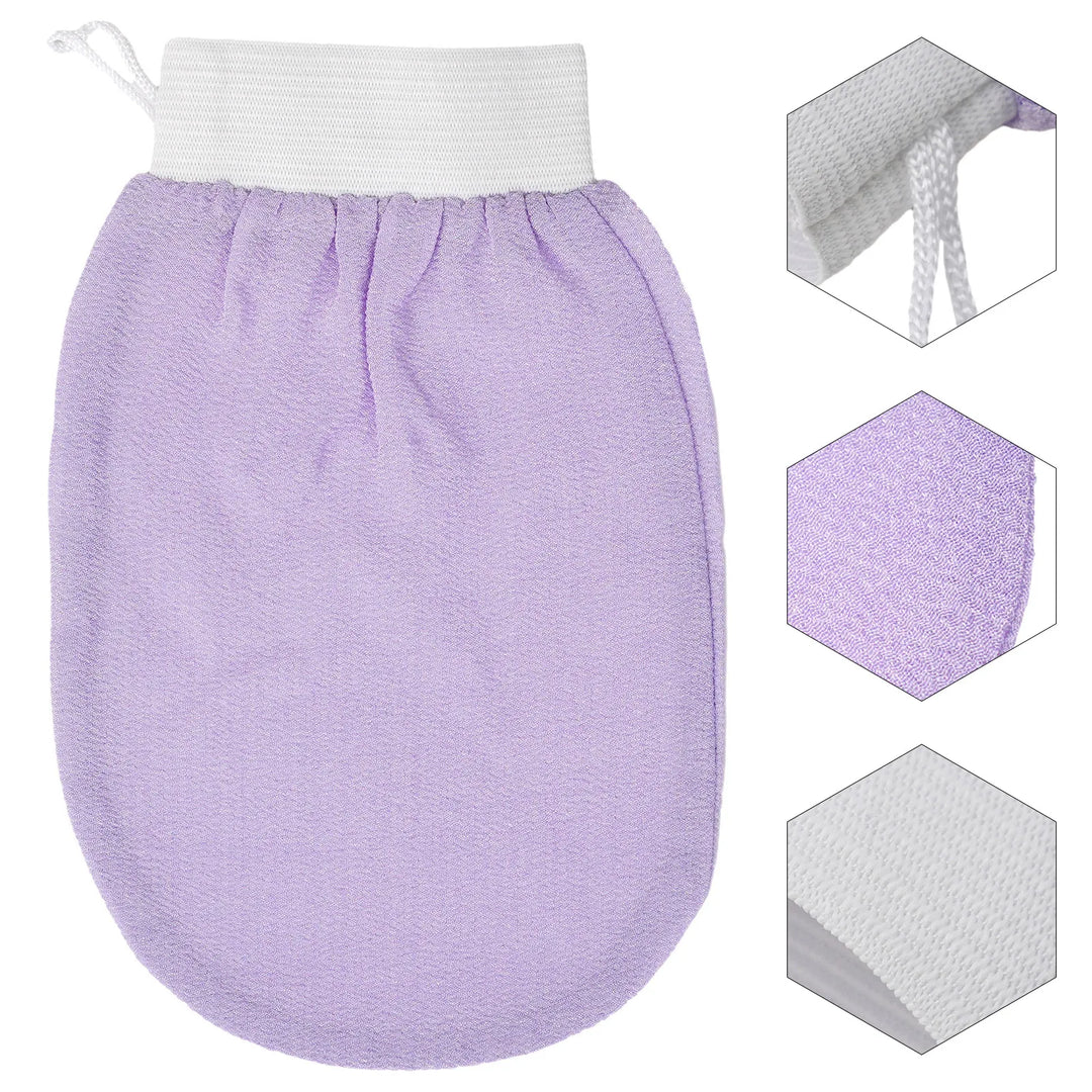 1/2 Pcs Scrub Exfoliating Gloves Back Scrub Dead Skin Facial Massage Gloves Body Cleaning Scrub Mitt Rub Dead Skin Gloves