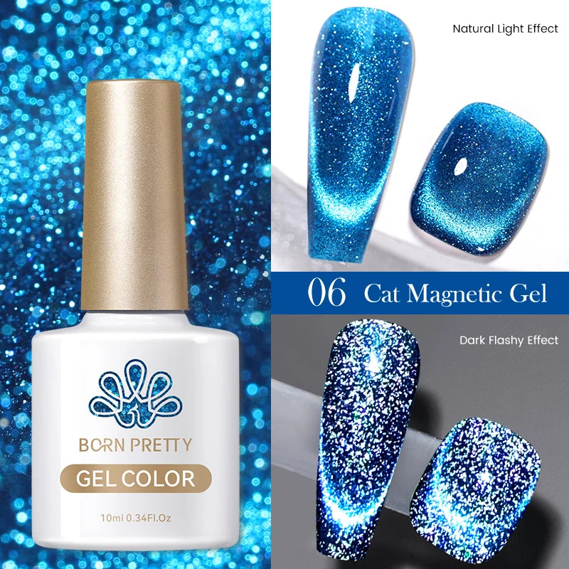 BORN PRETTY 117 Colors Cat Magnetic Gel Nail Polish 10ml Full Coverage Varnish Semi Permanent Super Gorgeous Nails Manicure