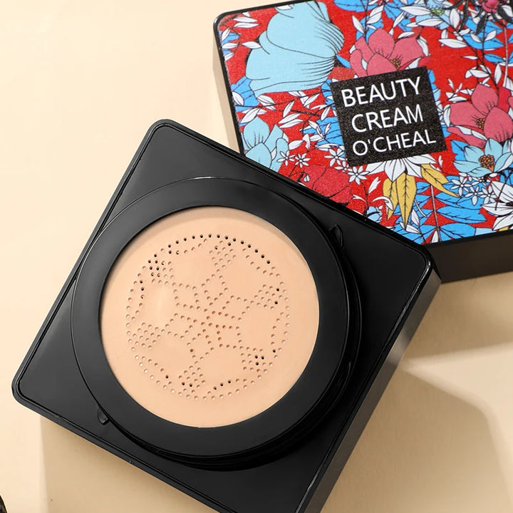 Mushroom Shaped Air Sponge Bb Cream Foundation Concealing Long Lasting Moisturizing Natural Makeup Lightweight and Non Creased