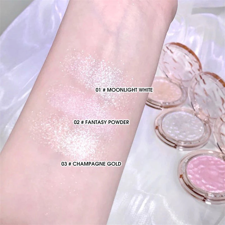 High gloss powder gloss glitter highlight contour palette natural gloss contour concealer lasting light